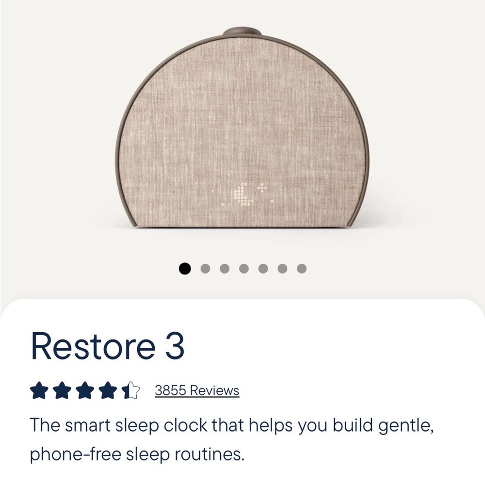 Hatch Restore 3 Smart sleep clock - Picture 6 of 6